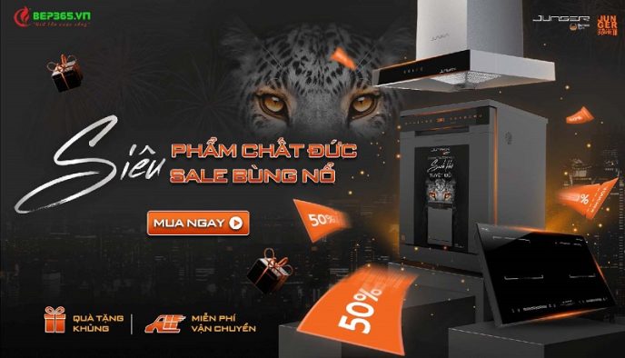Sắm Tết chuẩn chất  - Siêu sale bùng nổ cuối năm lên đến 50% cùng Junger & Bếp 365