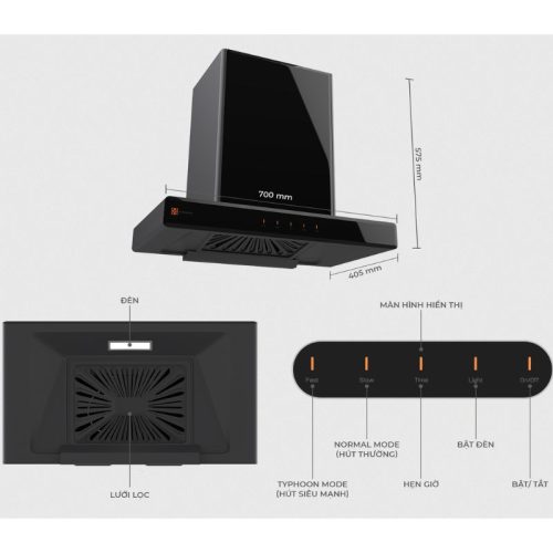 Máy hút mùi Hawonkoo HRH-702 2 chi tiet may hut mui hawonkoo hrh 702