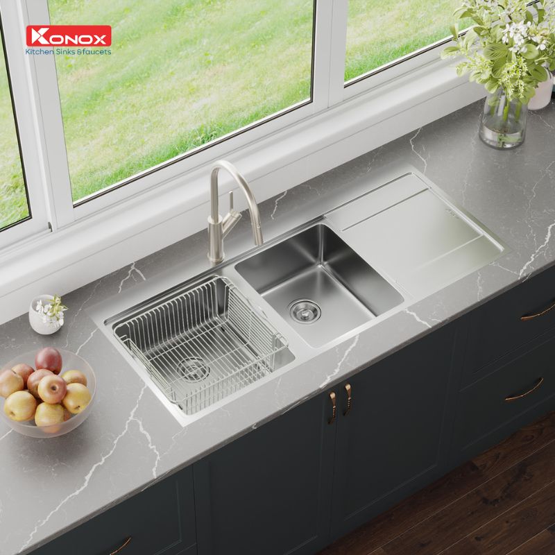 Ảnh chậu rửa bát Konox Unico 11652 Ảnh chậu rửa bát Konox Unico 11652