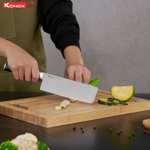 Bộ dao làm bếp 3 món Konox Alder Set 3 Ảnh thực tế bộ dao làm bếp 3 món Konox Alder Set
