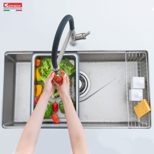 Ảnh thực tế chậu rửa mini Konox CD TariR16