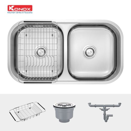 Chậu rửa bát Konox KN8246DUA 4 Chi tiết chậu rửa bát Konox KN8246DUA