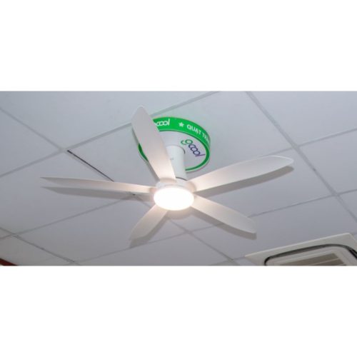 Quạt trần Gcool Copter 05 Plus RL VN011402516 Trắng 3 anh thuc te quat tran gcool copter 05 plus rl vn011402516 trang