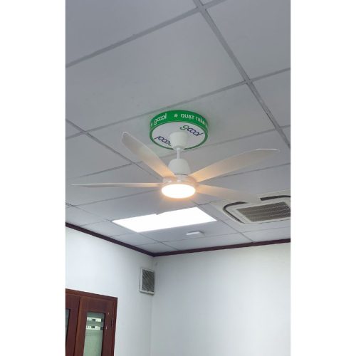 Quạt trần Gcool Copter 05 RL VN011402508 Trắng 3 anh thuc te quat tran gcool copter 05 rl vn011402508 trang