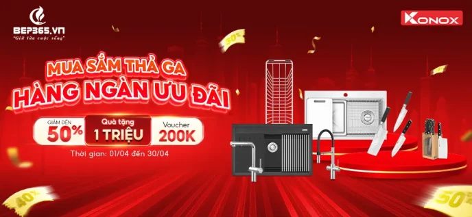 Konox Ưu Đãi Lớn Tại Bếp 365 Đồng Nai – Vừa Mua Vừa Nhận Quà!