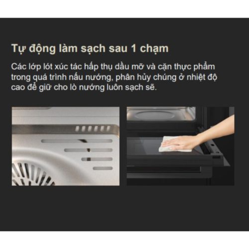 Lò nướng âm tủ Panasonic HL-CK632B 2 anh lo nuong am tu panasonic hl ck632b