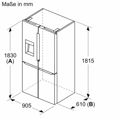 Tủ lạnh Siemens KF96IAPEA 4 kich thuoc anh tu lanh siemens kf96iapea