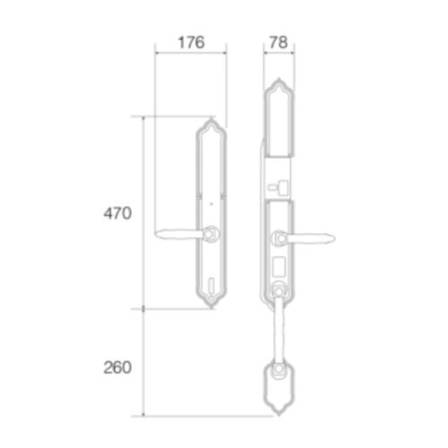 Khóa thông minh Faster FS009-AC 3 kich thuoc khoa thong minh faster fs009 ac