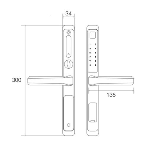 kich thuoc khoa thong minh faster fs6800app bl