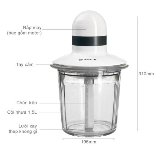 kich thuoc may xay thit bosch 1 5l mmr15a1