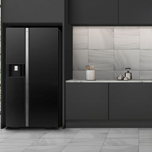 Tủ lạnh 3 cánh side by side 569 lít Hitachi MX800GVGV0 GBK 3 anh thuc te tu lanh 3 canh side by side 569 lit hitachi mx800gvgv0 gbk