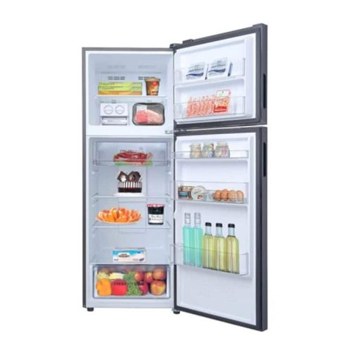 Tủ lạnh 2 cánh ngăn đá trên Inverter 333 lít Aqua AQR-T352FA(FB) 3 anh tu lanh 2 canh ngan da tren inverter 333 lit aqua aqr t352fa fb