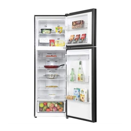 Tủ lạnh 2 cánh ngăn đá trên Inverter 347 lít Aqua AQR-T390FA(WGM) 3 anh tu lanh 2 canh ngan da tren inverter 347 lit aqua aqr t390fa wgm