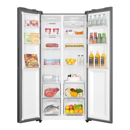 Tủ Lạnh 2 cánh side by side Inverter 490 Lít Aqua AQR-S552XA(CBC) 3 anh tu lanh 2 canh side by side inverter 490 lit aqua aqr s552xacbc