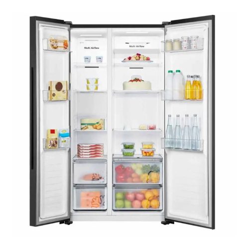 anh tu lanh 2 canh side by side inverter 519 lit hisense hs56wbg