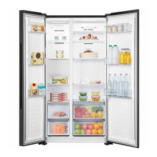 Tủ Lạnh 2 cánh side by side Inverter 519 Lít Hisense HS56WF 3 anh tu lanh 2 canh side by side inverter 519 lit hisense hs56wf