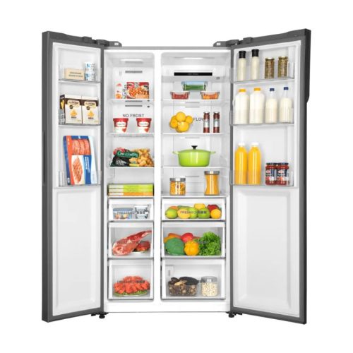 Tủ Lạnh 2 cánh side by side Inverter 602 Lít Aqua AQR-IG696FS (GB) 3 anh tu lanh 2 canh side by side inverter 602 lit aqua aqr ig696fs gb