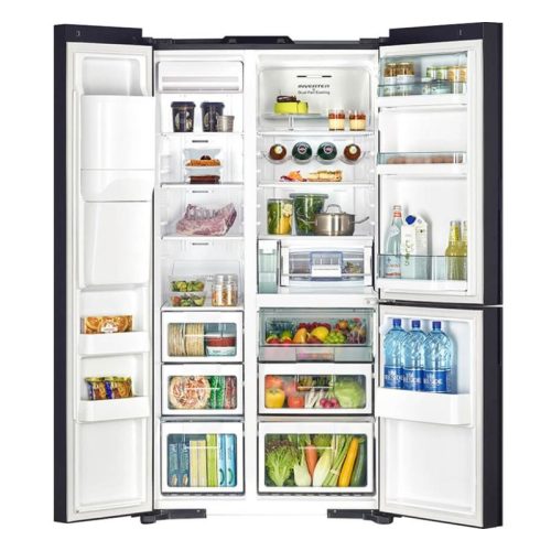 Tủ lạnh 3 cánh side by side 569 lít Hitachi FM800XAGGV9X DIA 4 anh tu lanh 3 canh side by side 569 lit hitachi fm800xaggv9x dia