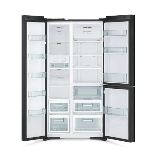 Tủ Lạnh 3 cánh side by side Inverter 590 Lít Hitachi R-M800PGV0 GBK 3 anh tu lanh 3 canh side by side inverter 590 lit hitachi r m800pgv0 gbk