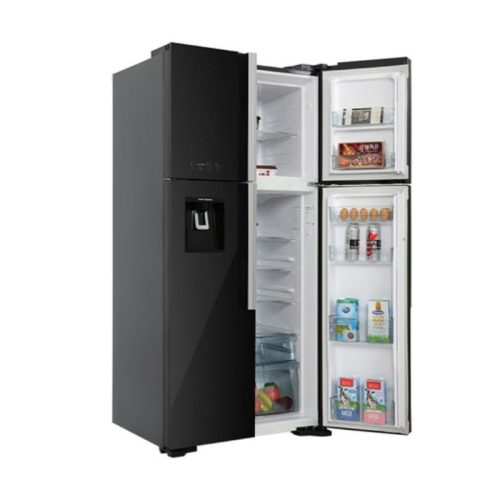 Tủ lạnh 4 cánh Inverter 540 lít Hitachi FW690PGV7X GBK 3 anh tu lanh 4 canh inverter 540 lit hitachi fw690pgv7x gbk