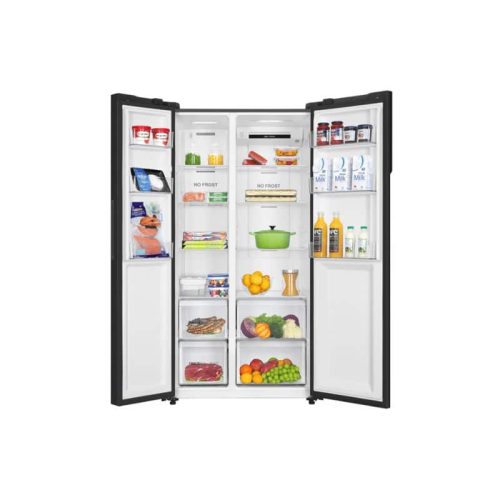 Tủ lạnh 2 cánh Side By Side Inverter 550 lít Aqua AQR-S612XA(CBC) 4 anh tu lanh aqua aqr s612xacbc