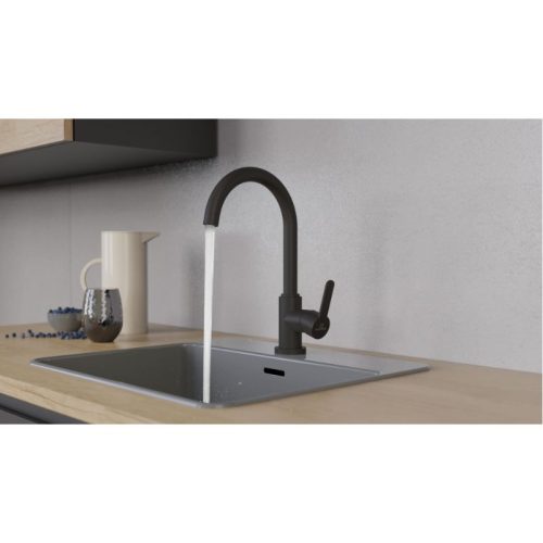 Vòi rửa bát Wasserwerk WK 5 Black 700506 màu đen 3 anh voi rua bat wasserwerk wk 5 black 700506 mau den