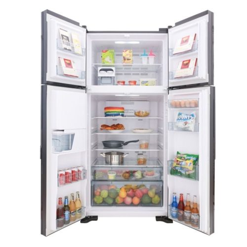 Tủ lạnh 4 cánh Inverter 540 lít Hitachi FW690PGV7 GBK 3 ben trong tu lanh 4 canh inverter 540 lit hitachi fw690pgv7 gbk