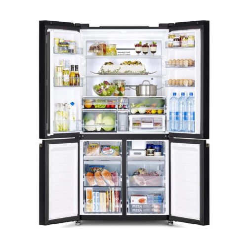 Tủ lạnh 4 cánh Inverter 569 lít Hitachi WB640VGV0 GBK 3 ben trong tu lanh 4 canh inverter 569 lit hitachi wb640vgv0 gbk