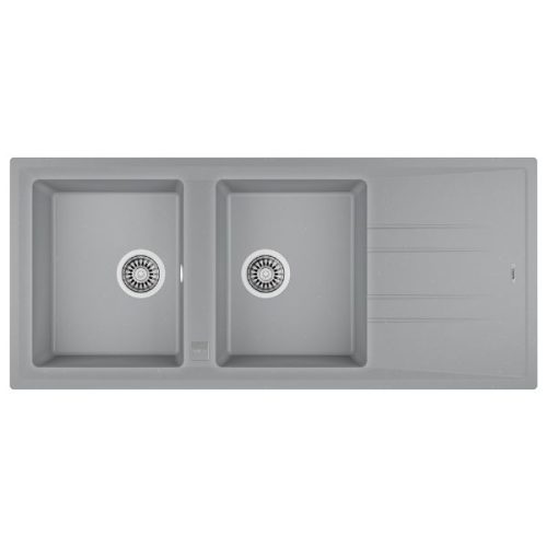 Chậu đá Teka STONE 80 B-TG 2B 1D Grey 115400008