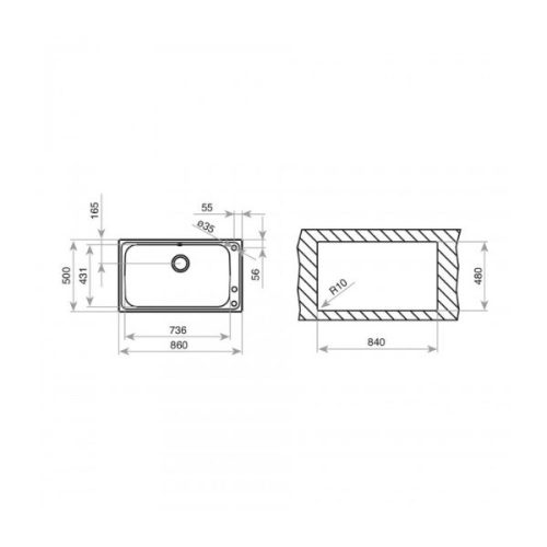 Chậu Teka BAHIA 1B PLUS 11127004 3 chau teka bahia 1b plus 1