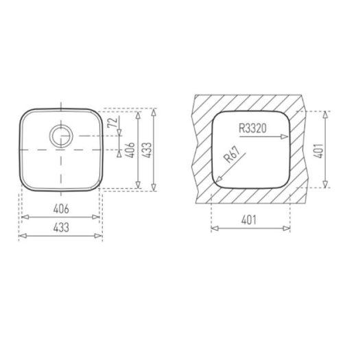 Chậu Teka BE 40.40 10125005 4 chau teka be 40 40 2