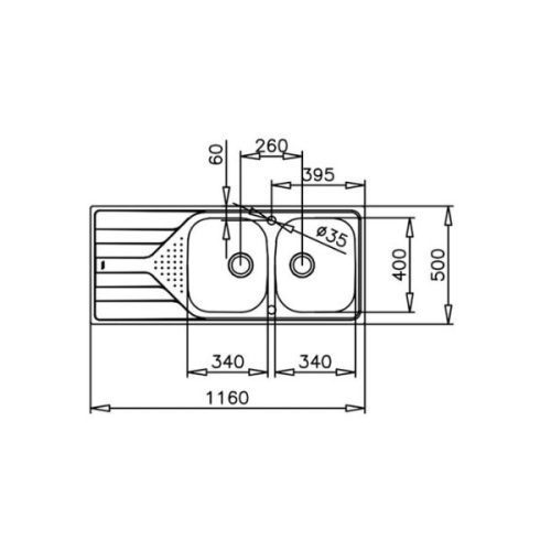 Chậu Teka UNIVERSE 80 T-XP 2B 1D 115170001 3 chau teka universe 80 t xp 2b 1d 1