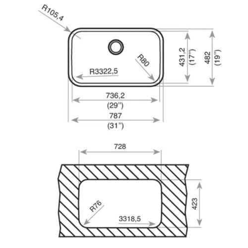 kich thuoc chau rua bat inox 1 ho teka total be 74.43 20 1b 10125121