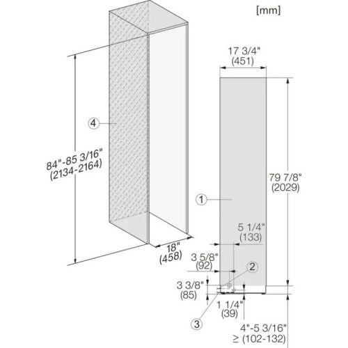 Tủ đông MIELE F2413Vi 3 kich thuoc tu dong miele f2413vi