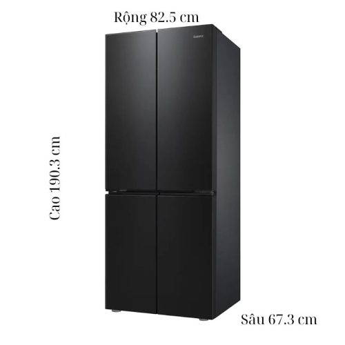 kich thuoc tu lanh 4 canh multi doors inverter 500 lit galanz bcd 500wtep