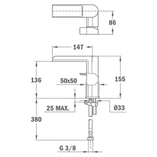 kich thuoc voi lavabo teka formentera cascade
