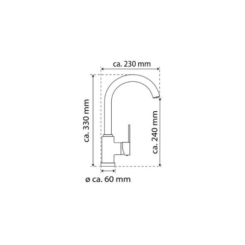 Vòi rửa bát Wasserwerk WK 5 Black 700506 màu đen 5 kich thuoc voi rua bat wasserwerk wk 5 black 700506 mau den