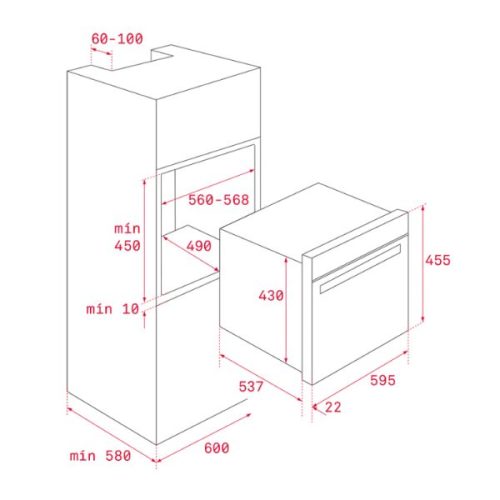 Lò nướng kết hợp vi sóng Teka HLC 844 C BK-SS 40587602 4 lo nuong ket hop vi song teka hlc 844 c bk ss 2