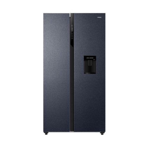 Tủ lạnh 2 cánh Side By Side Inverter 550 lít Aqua AQR-S612XA(WCB)