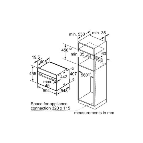 Lò Nướng Bosch CSG7364B1 3 23596 kich co lo nuong kem hap bosch csg7364b1