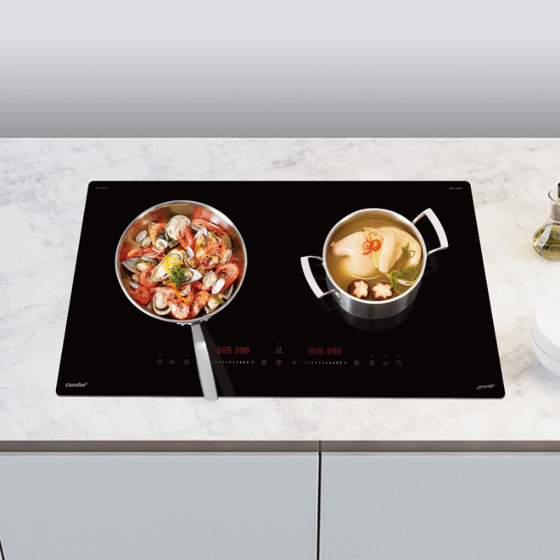 Ảnh thực tế bếp từ đôi âm Comfee CIH-40DHE - 4000W Ảnh thực tế bếp từ đôi âm Comfee CIH-40DHE - 4000W