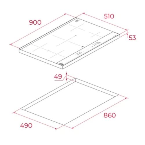 kich thuoc bep tu teka 5 vung nau van gogh ibf 95 fst vg lap am