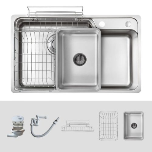 Phụ kiện chậu rửa bát Kluger KH8048SL Plus