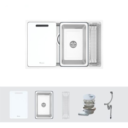 Chậu rửa bát Konox TARI 7648SM 5 phu kien chau rua bat konox tari 7648sm