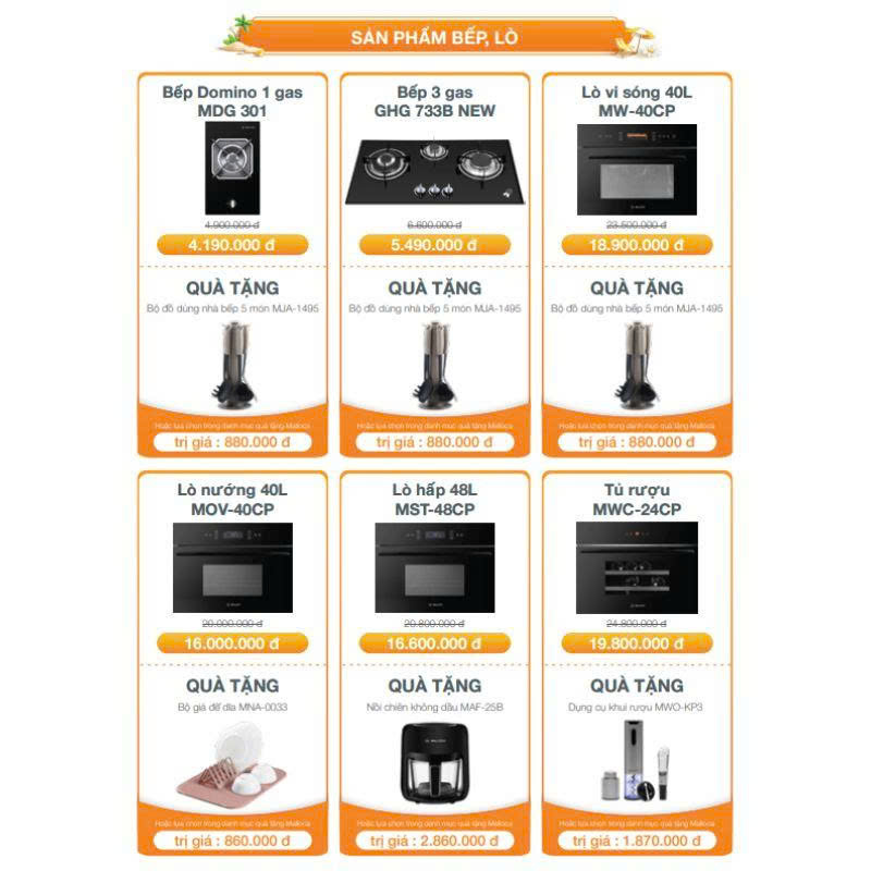 san pham bep lo
