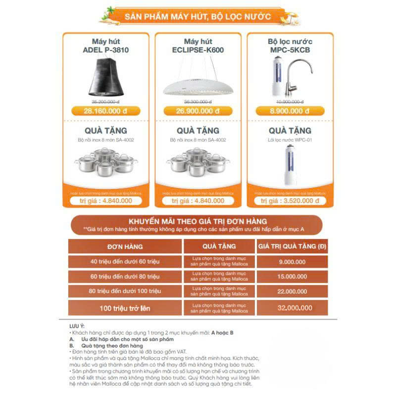 san pham may hut bo loc nuoc