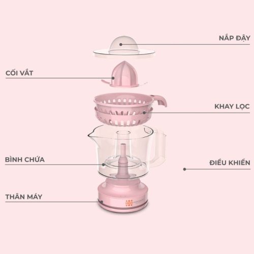 Máy vắt cam Hawonkoo OJH-001-PK 4 thiet ke may vat cam hawonkoo ojh 001 pk