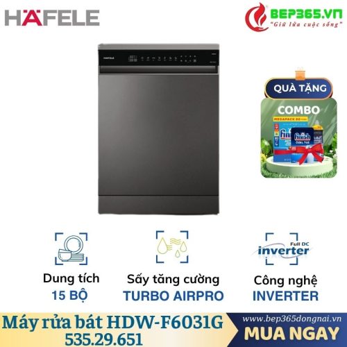 Máy rửa chén độc lập Hafele HDW-F6031G 535.29.651
