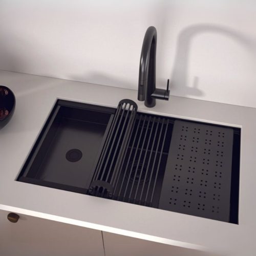 Hình ảnh chậu rửa bát Inox 1 hố Hafele 567.24.486