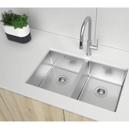 Hình ảnh chậu rửa bát inox 2 hố Hafele 567.24.427